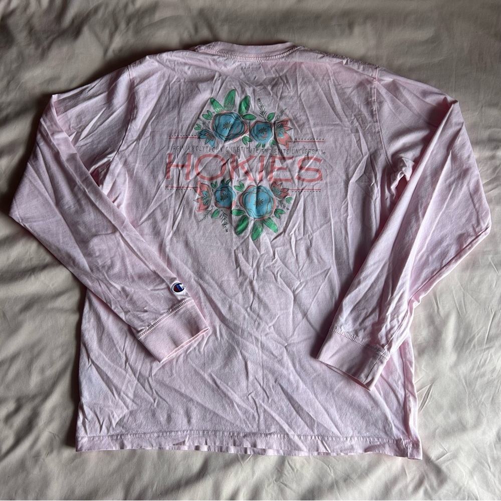 Champion Virginia Tech Hokies Long Sleeve Tee – Size Large
